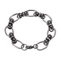 Stainless Steel Chain Bracelets, 316L Stainless Steel, silver color plated, Unisex & rope chain, original color, 13mm Approx 8.46 Inch 