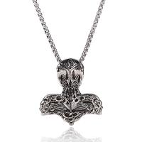 Stainless Steel Jewelry Necklace, anoint, Unisex & box chain, original color Approx 23.62 Inch 