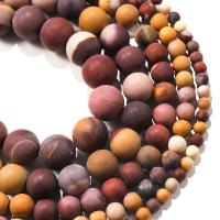 Yolk Stone Bead, Round, polished, Natural & DIY & frosted .96 Inch 