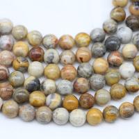 Perle naturelle Agate Crazy, agate folle, Rond, poli, DIY & normes différentes pour le choix .96 pouce, Vendu par brin