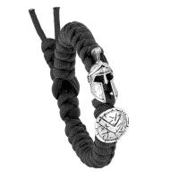 bracelet de suivie, Corde de parachute, avec laiton, Placage, Réglable & teints & unisexe & normes différentes pour le choix, plus de couleurs à choisir Environ 9.3 pouce, Vendu par PC