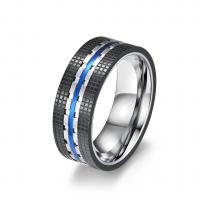 acero inoxidable anillo, chapado, diverso tamaño para la opción & para hombre, más colores para la opción, Vendido por UD