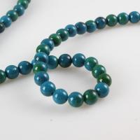 Jaspis Stein Perlen, Lapislazuli Phönix, rund, poliert, DIY & verschiedene Größen vorhanden, grün, verkauft von Strang