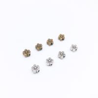 Zinc Alloy Spacer Beads, Plum Blossom, plated, DIY 6.5mm 