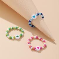 Seedbead anillo, Joyería & para mujer, más colores para la opción, tamaño:10, Vendido por UD