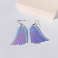 Acrylic Drop Earring, Ghost, fashion jewelry & transparent & for woman, nickel, lead & cadmium free 