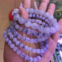 Rutilated Quartz Beads, Round, DIY, blue cm 