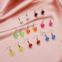 Acrylic Drop Earring, Zinc Alloy, with Acrylic, plated, fashion jewelry & for woman 