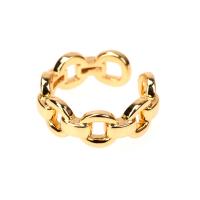 Brass Cuff Finger Ring, gold color plated, fashion jewelry & for woman 