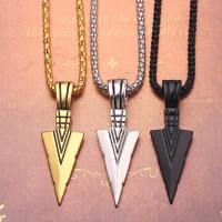 Zinc Alloy Necklace, Triangle, plated, Unisex & lantern chain 