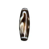Perles agate dzi tibétaine naturelle, agate Tibétaine, ovale, Guanyin à mille mains & DIY & deux tons Vendu par PC