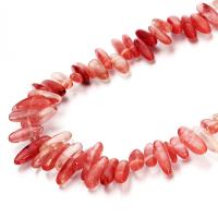 Perle en Quartz cerise, rouge de cerise, Irrégulière, DIY, rouge, 8-25mm cm, Vendu par brin