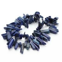 Бусины природных лазурит, Лазурит, Нерегулярные, DIY, голубой, 8-25mm, длина:40 см, продается Strand