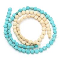 Perles en Turquoise naturelle, Rond, DIY, plus de couleurs à choisir cm, Vendu par brin