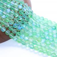 Labradorite Beads, Round, synthetic, DIY & matte, green cm 