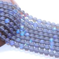 Labradorite Beads, Round, synthetic, DIY & matte, purple cm 
