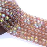 Labradorite Beads, Round, synthetic, DIY & matte, brown cm 