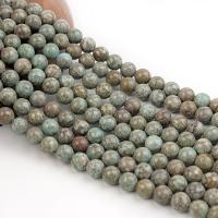 Maifan камень Бусины, Круглая, полированный, DIY, разноцветный, длина:38 см, продается Strand