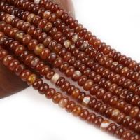 Natural Red Agate Beads, Abacus, polished, DIY, red cm 