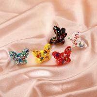 Акриловые палец кольцо, Акрил, бабочка, ювелирные изделия моды & Женский, Много цветов для выбора, продается PC
