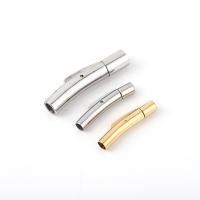 Stainless Steel Bayonet Clasp, plated 