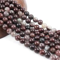 Jaspis Stein Perlen, rund, poliert, DIY, violett, Länge:38 cm, verkauft von Strang