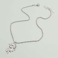 Zinc Alloy Necklace, plated, fashion jewelry & Unisex 