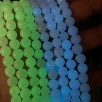 Night-Light Stone Beads, Round 6mm mm 