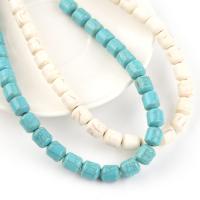 Perles en Turquoise naturelle, pilier, poli, DIY, plus de couleurs à choisir cm, Vendu par brin