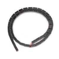 Magnetic Hematite Beads, Rectangle, polished, DIY, black cm 