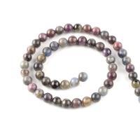 Perles de pierre gemme unique, Pierre naturelle, Rond, poli, DIY, couleurs mélangées cm, Vendu par brin