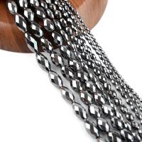 Magnetic Hematite Beads, Oval, polished, DIY & faceted, black cm 