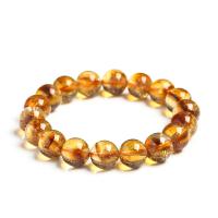 Bracelets quartz, perles de citrine, poli, normes différentes pour le choix & pour femme, Jaune Environ 7 pouce, Vendu par PC