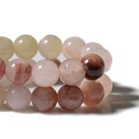 Persian Jade Beads, Round, polished, DIY, pink cm 