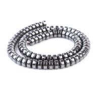 Magnetic Hematite Beads, Rondelle, polished, DIY, black cm 
