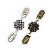 Scarf Buckle, Zinc Alloy, Flower, plated, for woman 