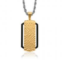 Stainless Steel Necklace, plated & for man, golden 