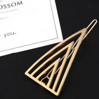 Hair Clip, Zinc Alloy, Triangle, plated, fashion jewelry & for woman 
