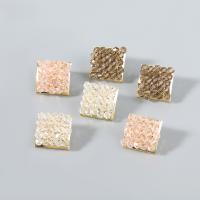 Zinc Alloy Stud Earring, with Acrylic, fashion jewelry & for woman 