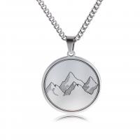 Stainless Steel Jewelry Necklace, Unisex .62 Inch 