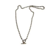 Collar de la joyería de plata esterlina, Plata de ley 925, para mujer, longitud:aproximado 17.72 Inch, Vendido por UD
