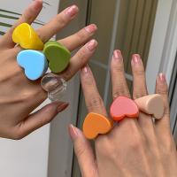 Harz Finger Ring, Herz, für Frau, keine, 18mm, verkauft von PC