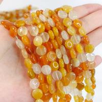 Lighter Imperial Jade Beads, Flat Round, DIY reddish orange cm 