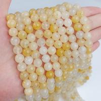 Lighter Imperial Jade Beads, Round, DIY yellow cm 