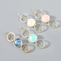 Hair Clip, Zinc Alloy, plated, fashion jewelry & for woman & enamel 