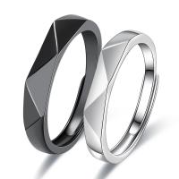 Couple Finger Rings, Brass, Geometrical Pattern, plated, Unisex 3.5mm 