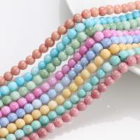 Marble Beads, Dyed Marble, Round, polished, DIY 8mm cm 