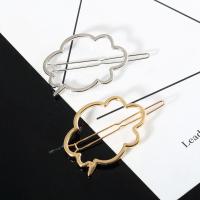 Hair Clip, Zinc Alloy, Cloud, plated, fashion jewelry & for woman 