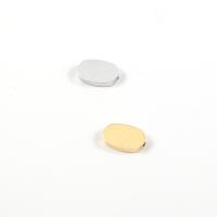 Edelstahl Perlen, plattiert, DIY, keine, 12x3x7mm, Bohrung:ca. 1.8mm, verkauft von PC