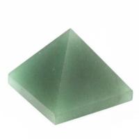 Зеленый авантюрин Пирамида украшения, пирамида, полированный, зеленый, продается PC